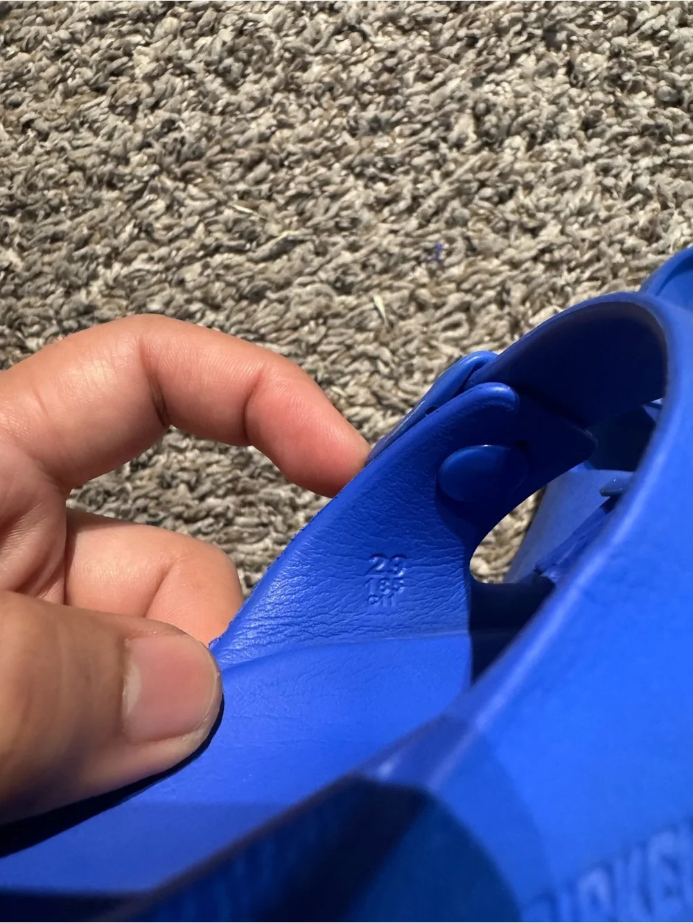 Birkenstock Kids Royal Blue Two-Buckle Slides